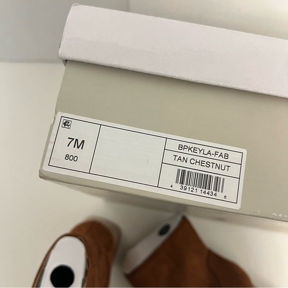 BP. Keyla Platform Bootie In Tan Chestnut Color - New In Box - Reemoly - Picture 7 of 15